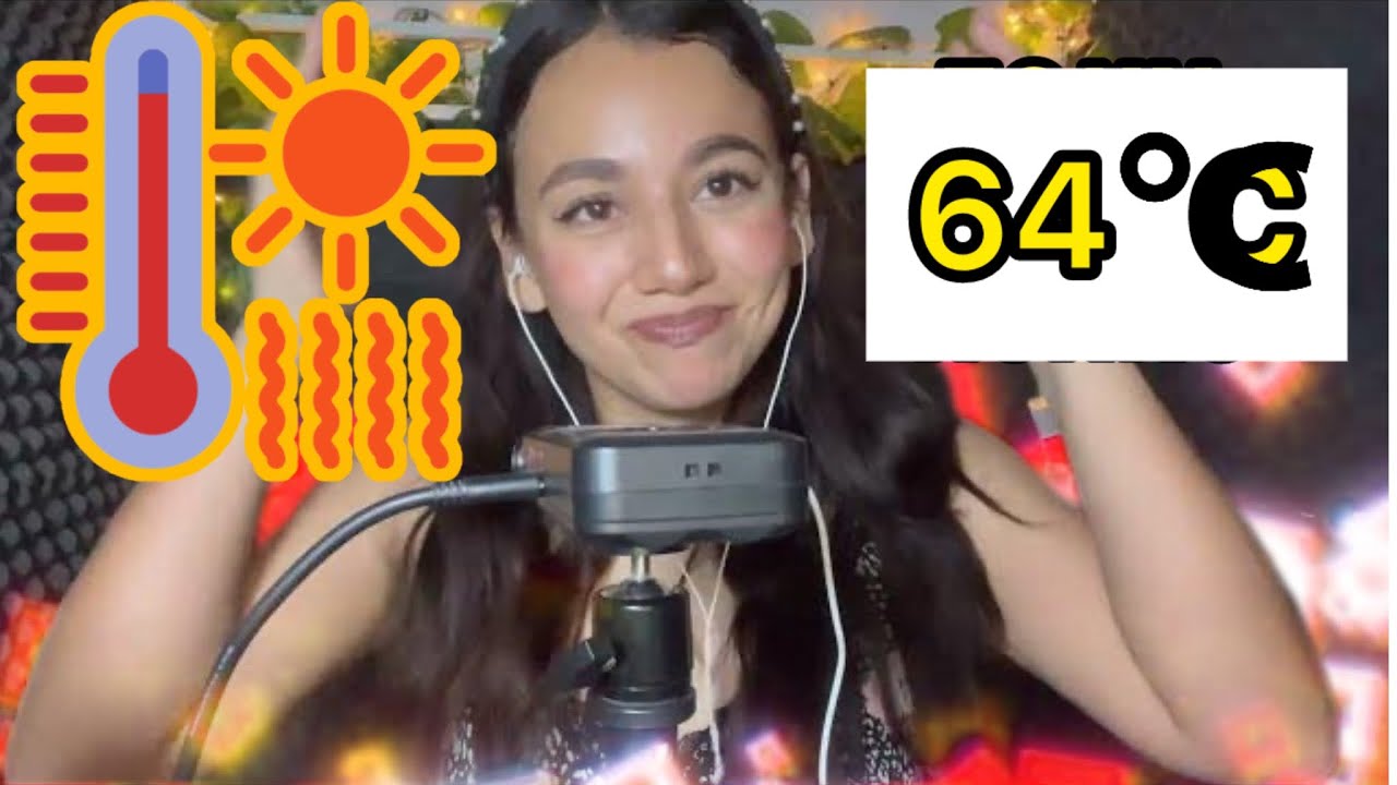 ASMR TASCAM SUSURROS BINAURAL VIVO EN LA CIUDAD MÁS CALIENTE DE MÉXICO