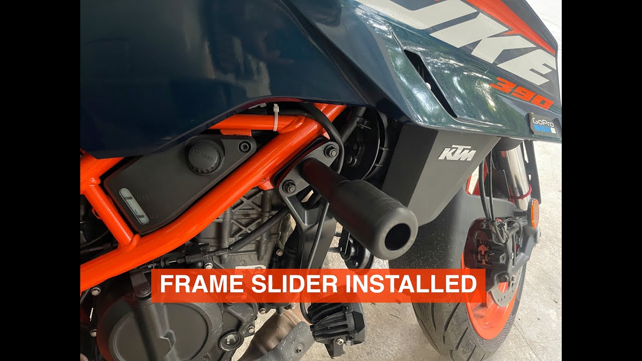 KTM Duke 390 GEN 3 | Frame Slider | Unboxing | Installation | Quality Check