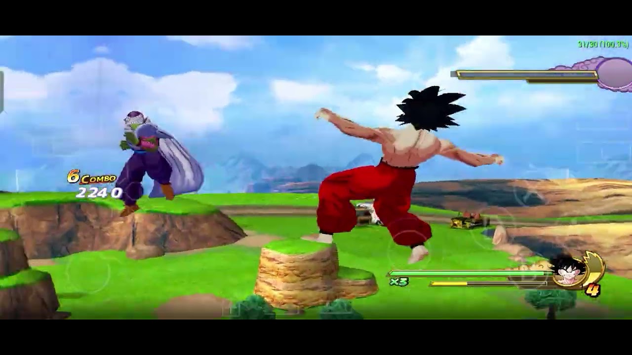 [PPSSPP] Dragon ball z kakarot ,tenkaichi tag team✓Goku vs Piccolo✓ Com,Com Gameplay🔥