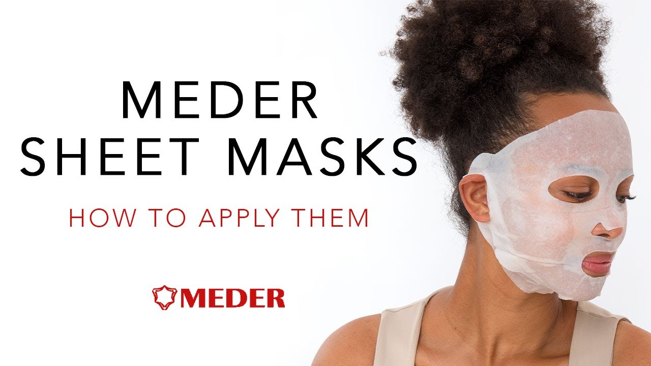How To Apply Meder Sheet Masks | Self-care That Stays In Place | Meder Beauty