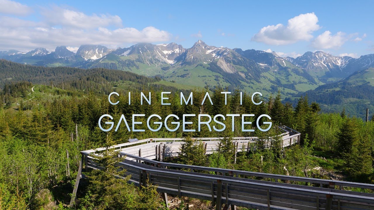Gaeggersteg, Naturpark Gantrisch, Bern, Switzerland Cinematic Travel Video