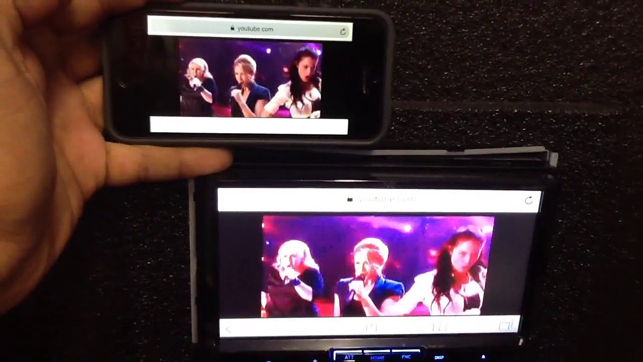 JVC kw-v420bt wireless mirror function Bluetooth touchscreen double din
