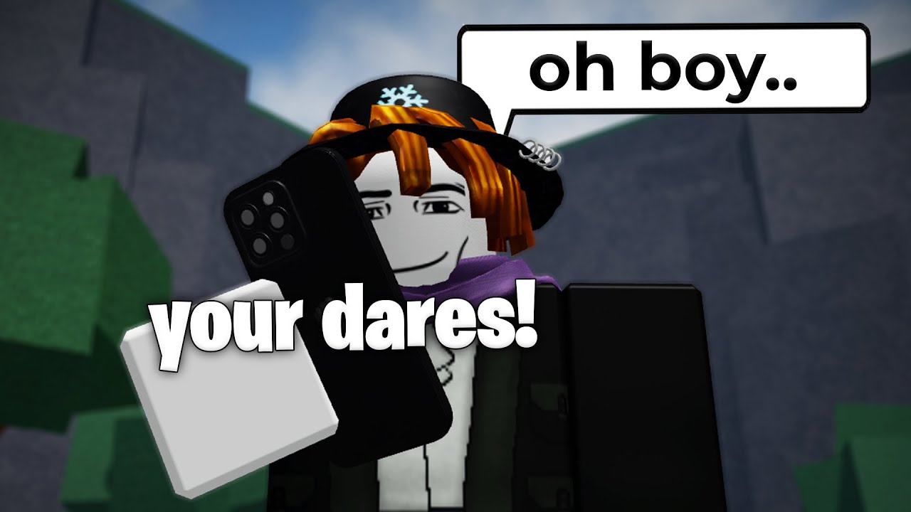 Tsb is soooooo dry.. so i did your questionable dares! | The Strongest Battlegrounds ROBLOX