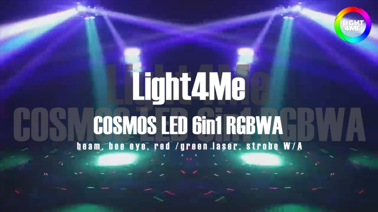 LIGHT4ME COSMOS - multiefekt efekt LED RGBWA 6w1