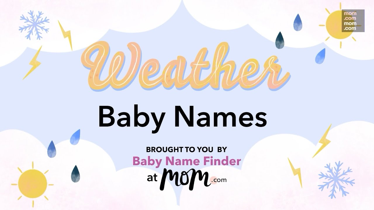 Weather Baby Names