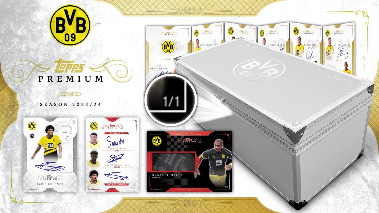 ПОПАДАНИЕ 1/1 В *НОВОМ* ПРЕМИАЛЬНОМ СОСТАВЕ ​​TOPPS BORUSSIA DORMUND 23/24!