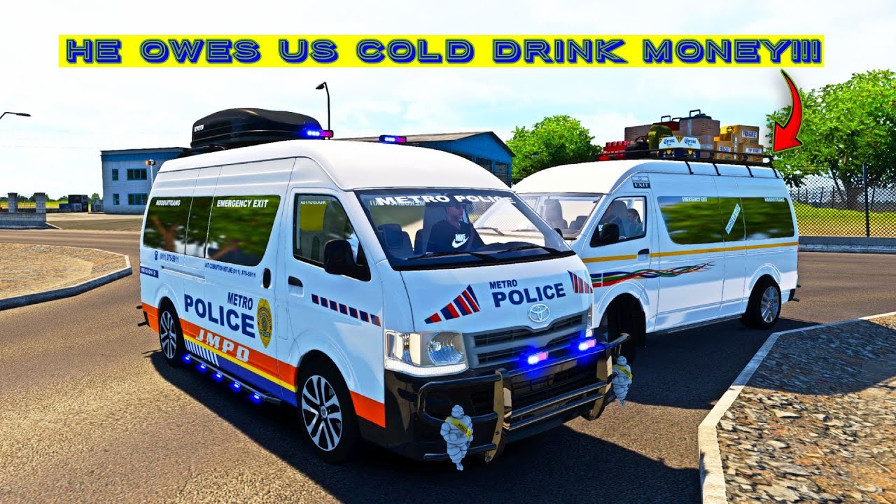 Mageza Runs From Metro Cops Over Cold Drink Change 😂 | ETS2 RP #ETS2Roleplay #Mageza #TrafficChase