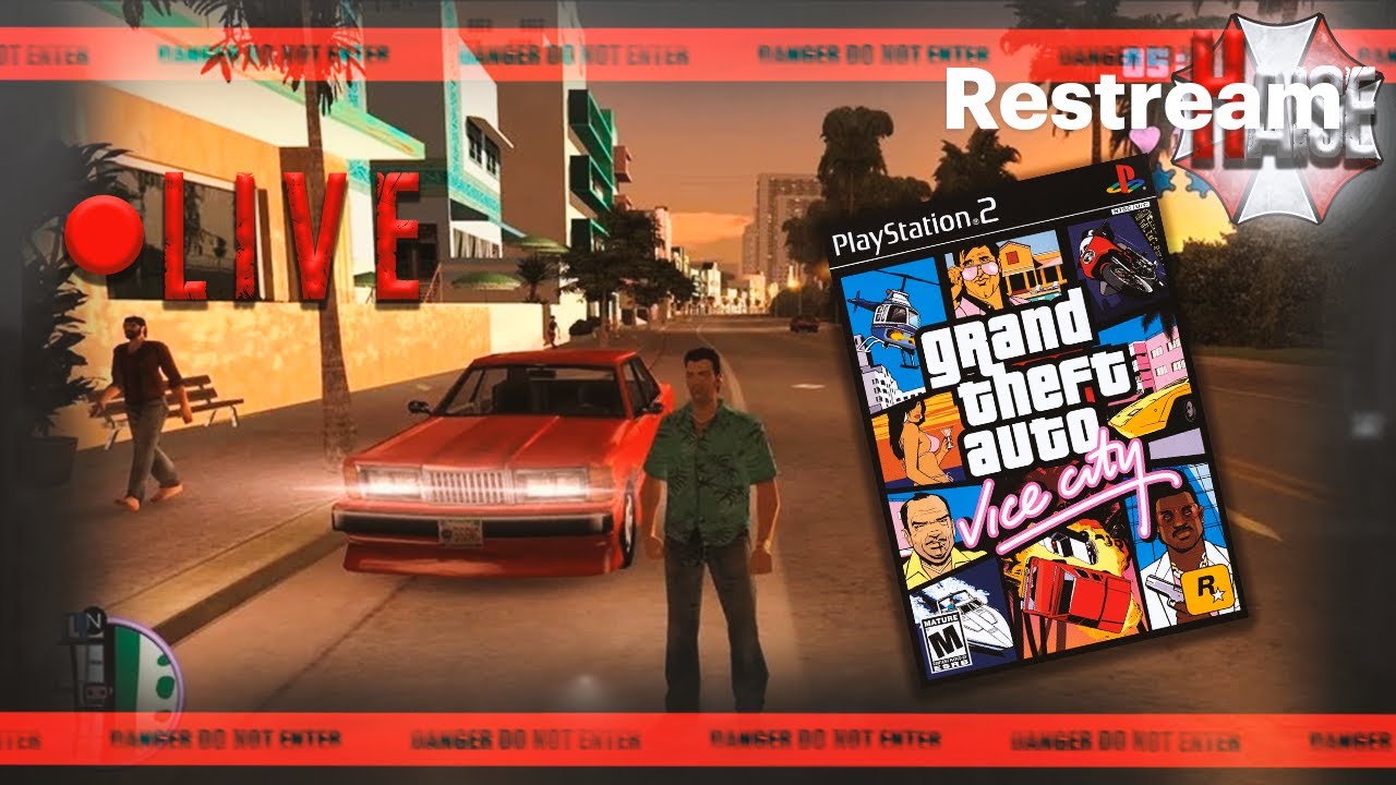 AO VIVO | ZERANDO GTA VICE CITY A PRIMEIRA VEZ