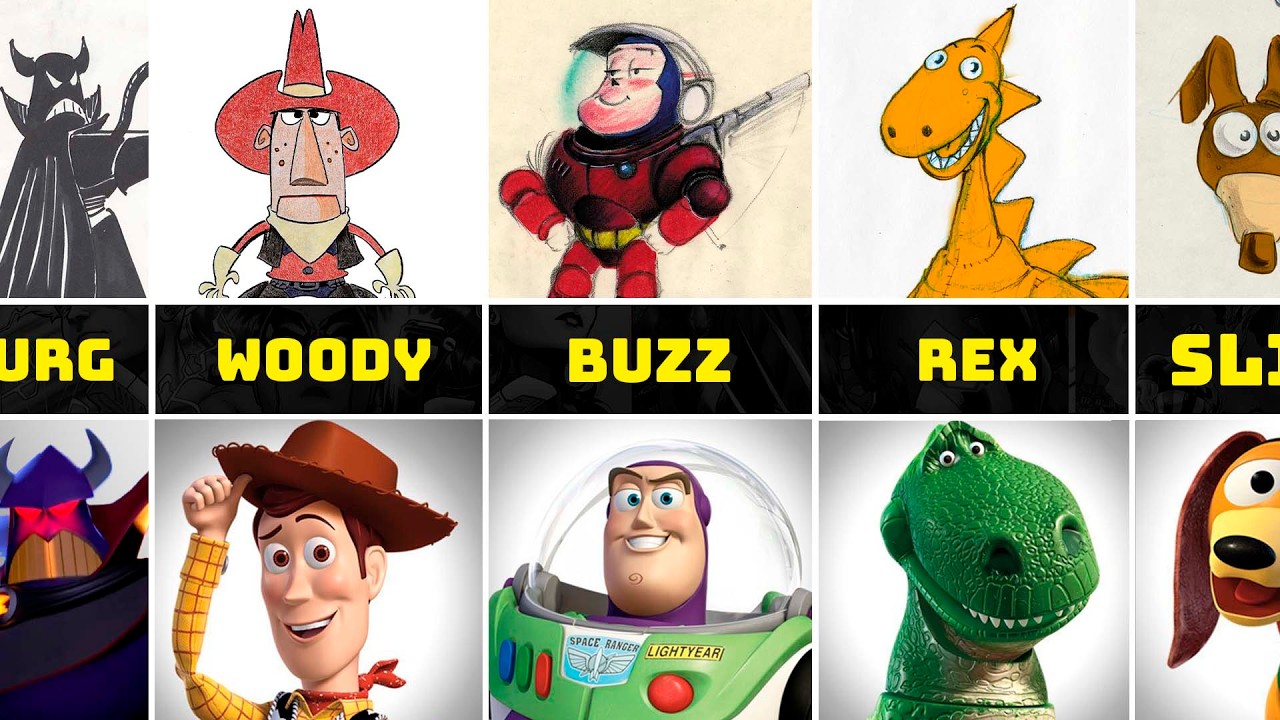What Toy Story Characters Were Originally Supposed to Look Like