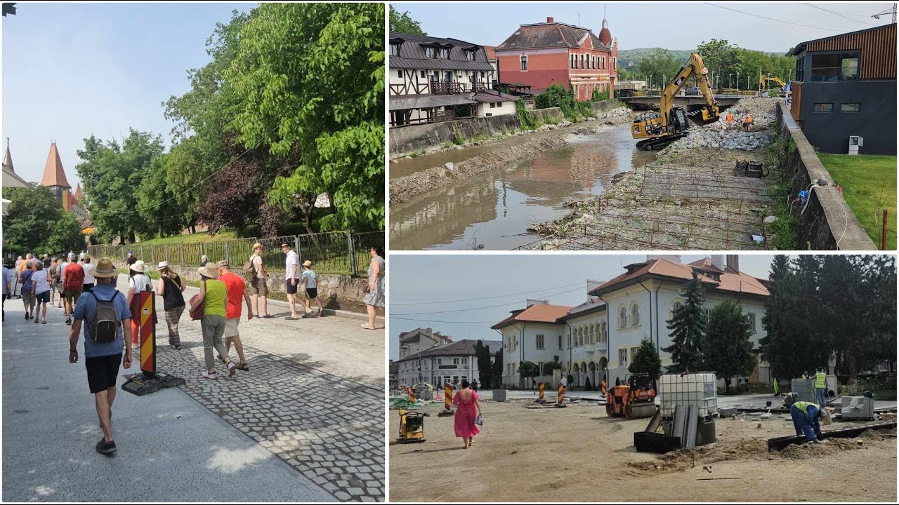 Avem cu ce ne mândri. Centrul istoric din Hunedoara, noua zonă de promenadă