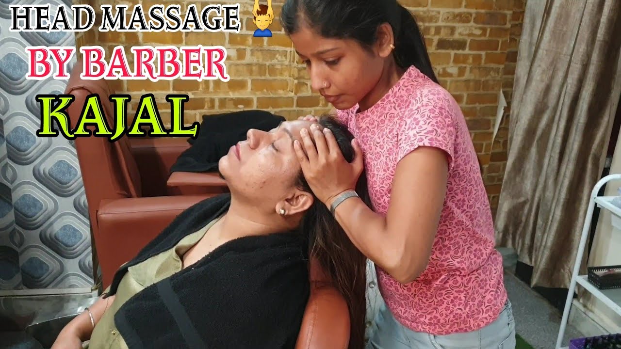 Head massage by BARBER KAJAL| stress relief from insomnia|Deep sleep therepy