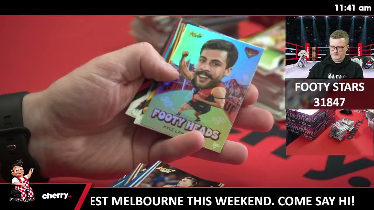 2026 Select AFL Footy Stars Retail 12-Box Case Break #31847 - Team Based - Mar 24 (10am)