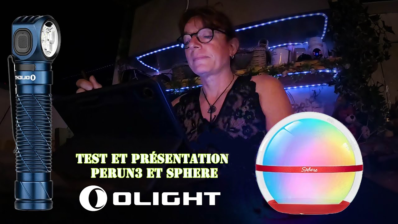 147 - Présentation et test  Olight Perun3 et Sphère #olight #perun3#sphere