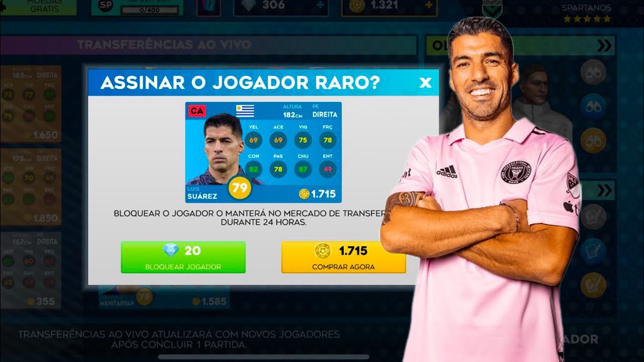DLS 24 | Modo carreira Spartanos FC #167 ( Luis Suárez Oferecido Na Janela De Transferências)