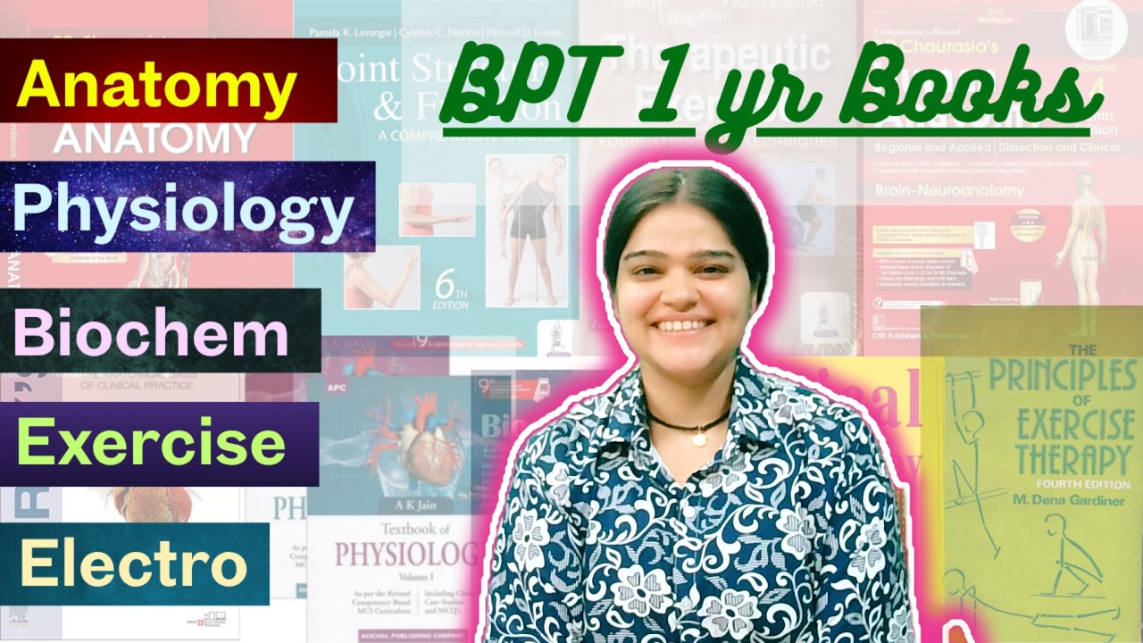 Books for BPT 1st year || Updated standard books || 2025✅💥