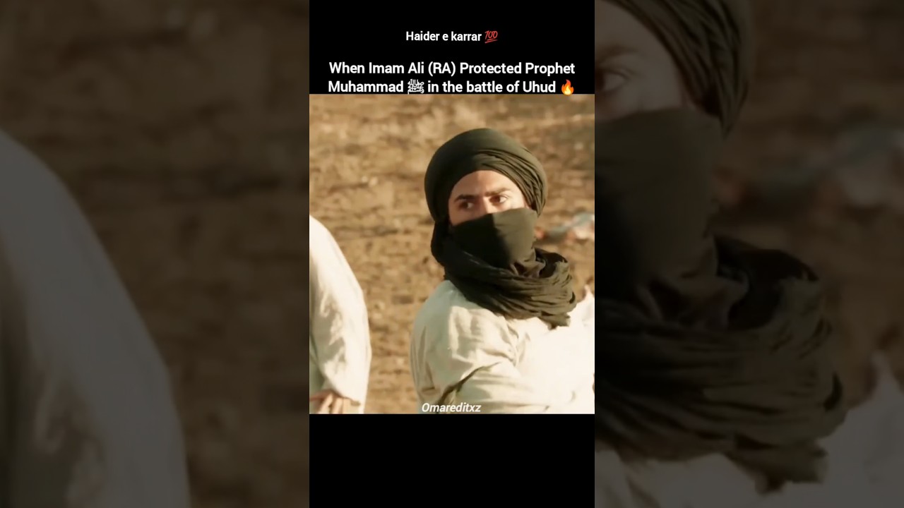 When Imam Ali (RA) protect Prophet ﷺ in Uhud 🔥🗡️ #shorts #history #islamichistory