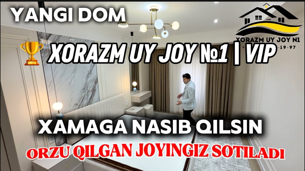 URGANCH SHAXRIDA N1 BOLGAN KVARTIRAMIZ ZUDLIK BN SOTILADI NARXI KELISHILADI