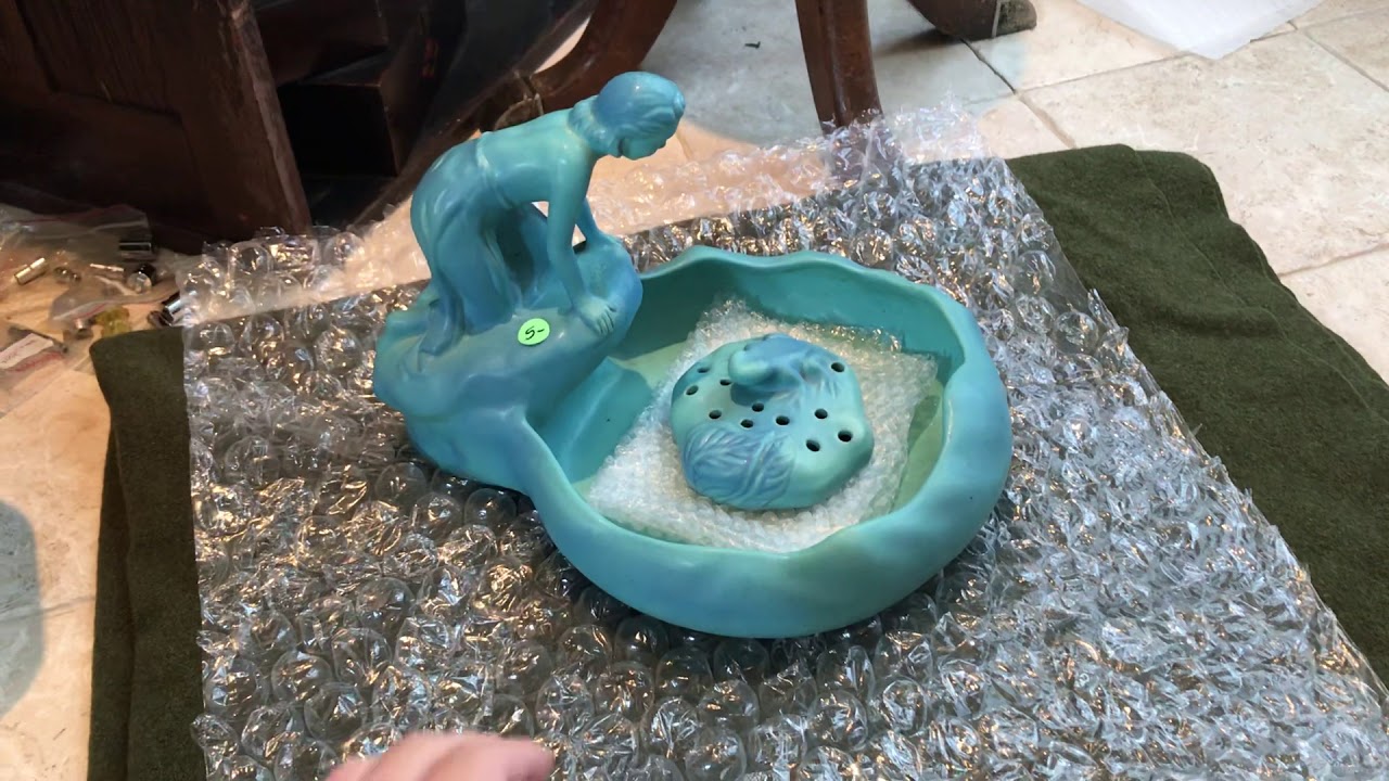 Estate Sale / Garage Sale Finds #31 - Vintage Van Briggle Art pottery Sculpture