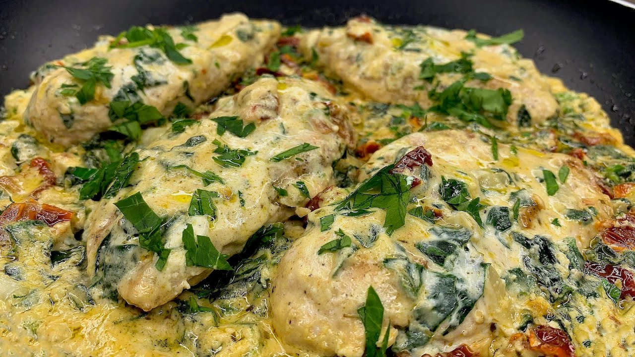 Он такой вкусный, что я готовлю его каждую неделю! Сливочный Куриный Тосканский Рецепт!