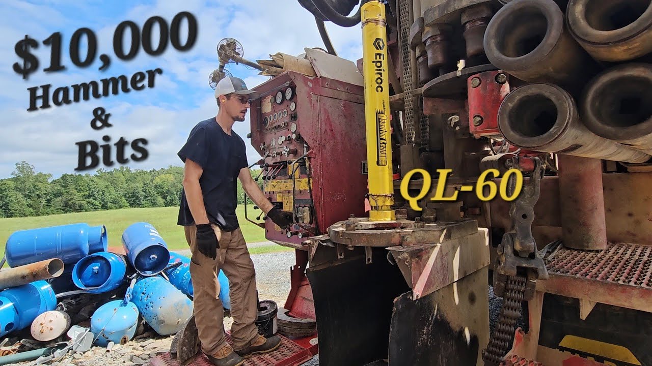Low Air Pressure? It's time for a New Hammer and Bit! Epiroc QL-60 / 80