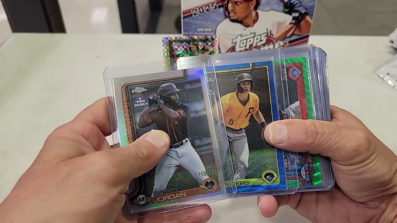 2025 topps update chrome baseball and pro debut highlights recap. 