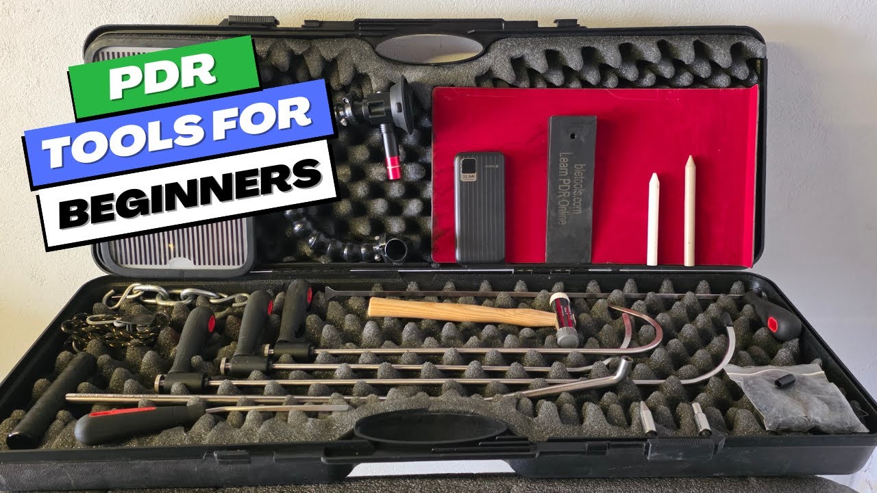 Paintless Dent Removal Tools For Beginners - Your First PDR Tool Set