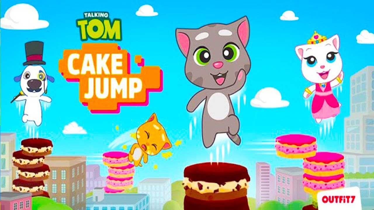 Talking Tom Cake Jump - Android Gameplay (By Outfit7 )