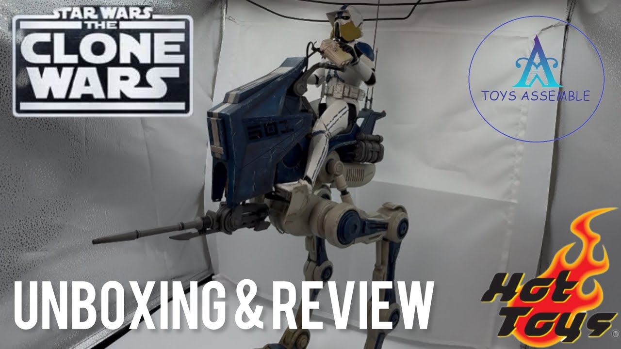 Ep.28🔥Hot toys TMS091 ARF Trooper and 501st Legion AT-RT Collectible Set Star Wars Unboxing