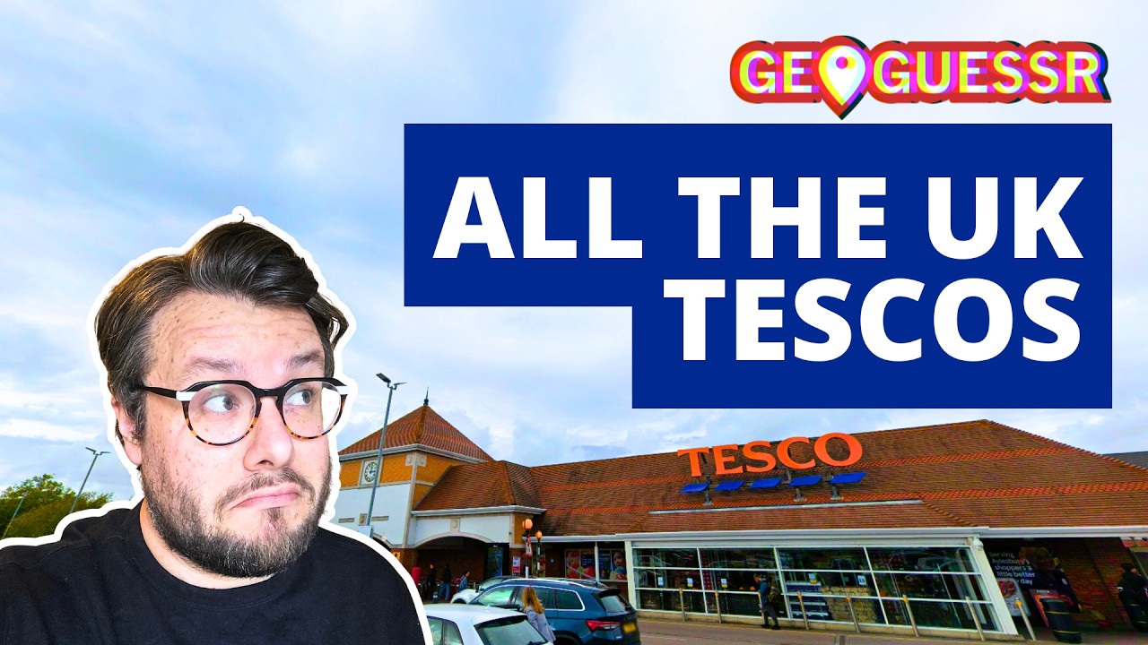 Все магазины Tesco в Великобритании в GeoGuessr
