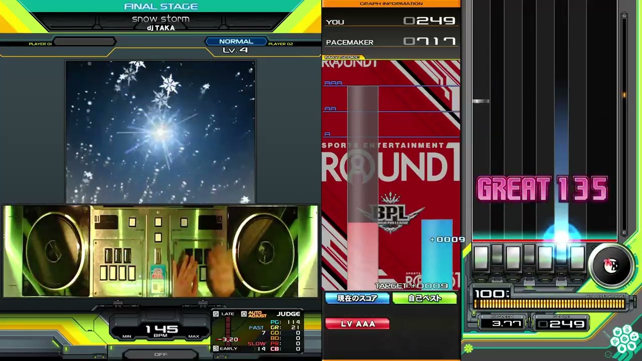 【beatmania IIDX】snow storm(NORMAL) / dj TAKA