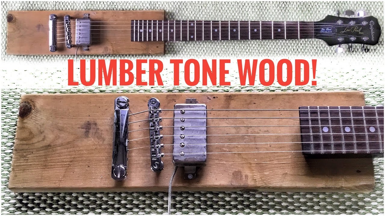 Small Scrap Lumber GUITAR BODY - Couldn't believe the TONE!!
