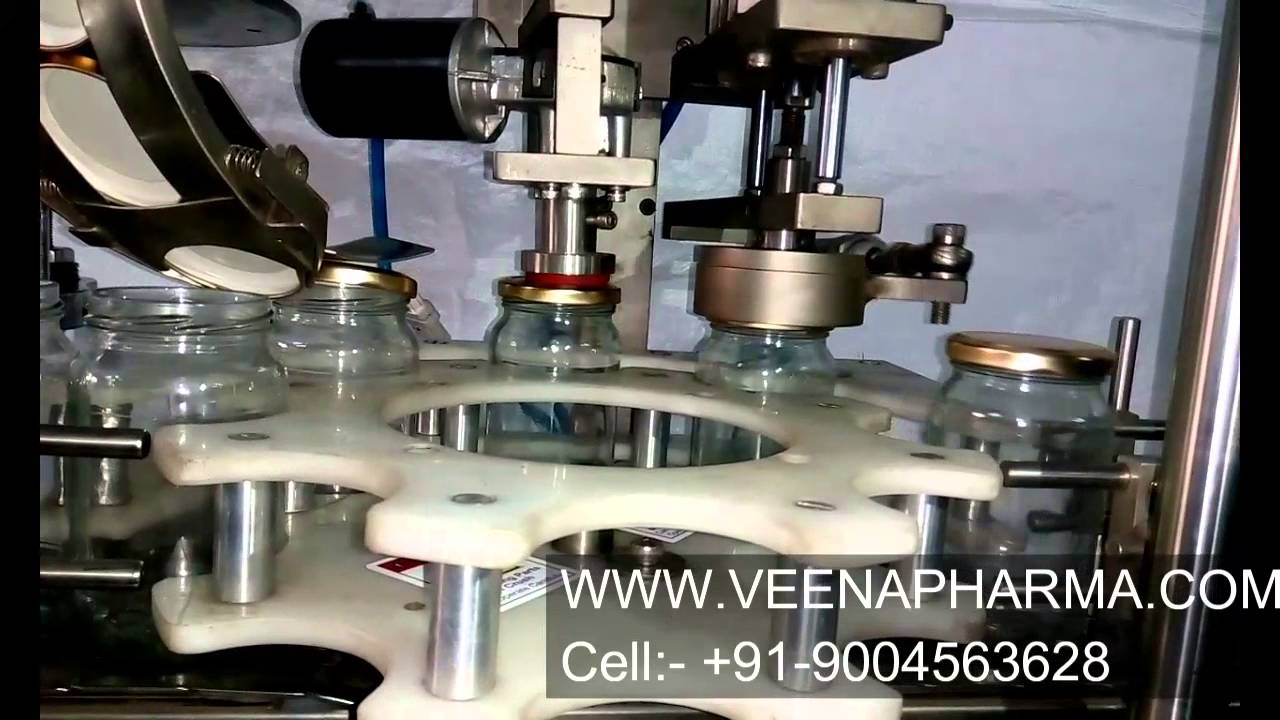 Automatic lug capping machine, jam bottle capping machine, twist of capping machine