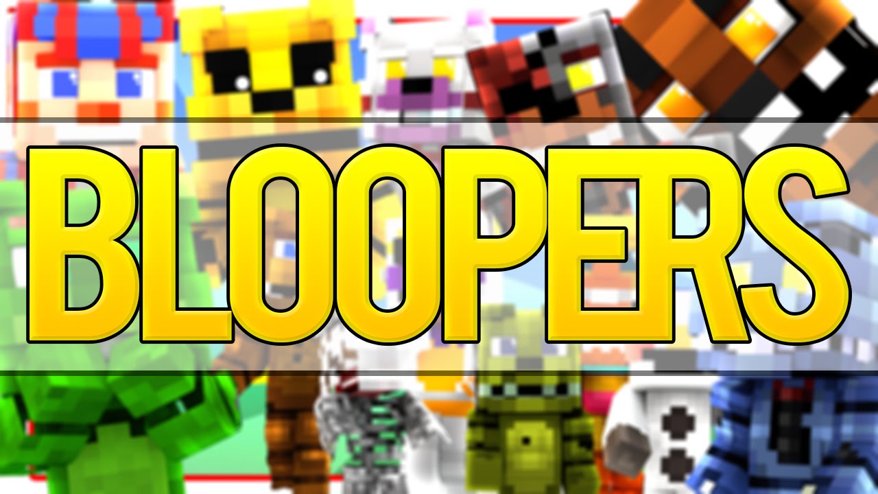 FNAF World - BLOOPERS! (Minecraft FNAF World Roleplay BLOOPERS)