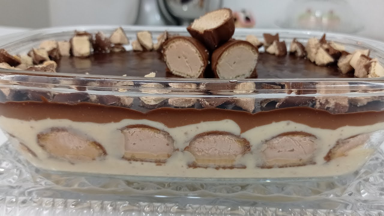 Como preparar um Pavê de Bombom!! receita simples e fácil!!