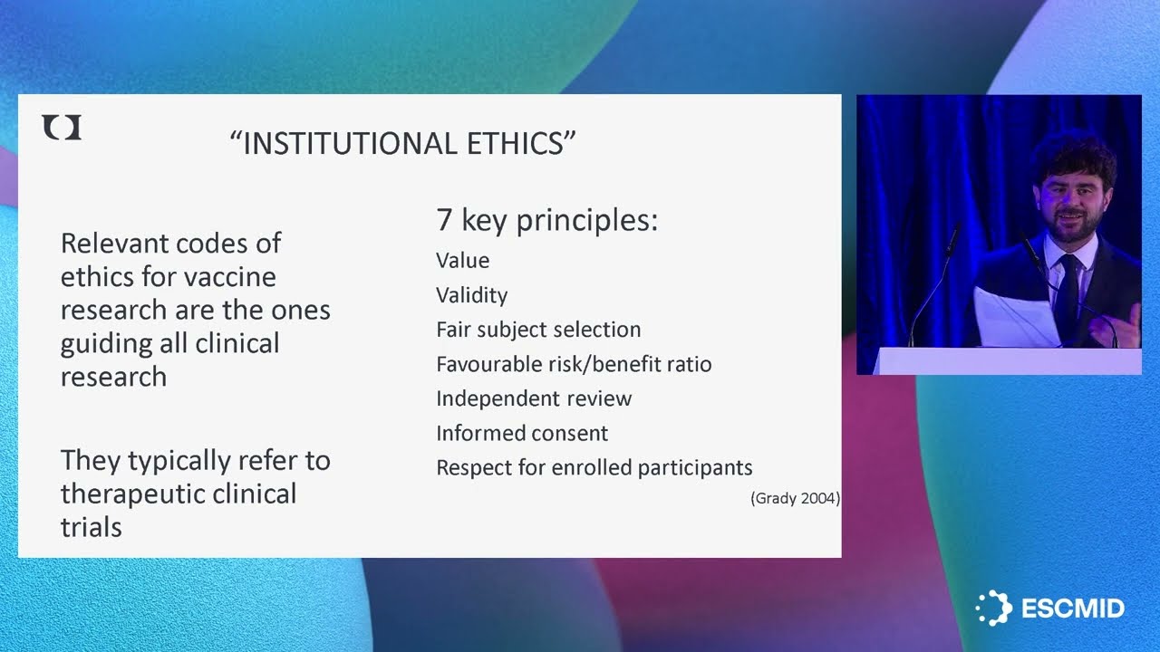 Keynote Lecture: Ethical Aspects of Vaccine Research