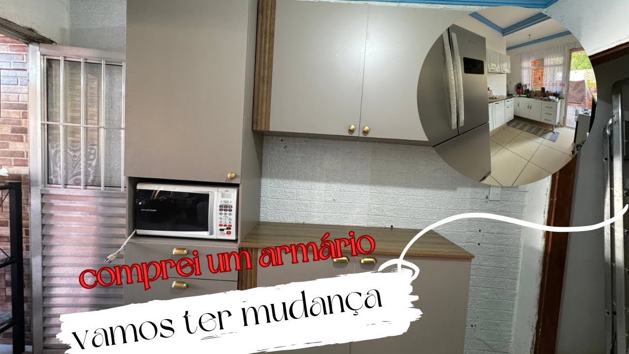 VLOG: comprei armário bartira Perola 5 peças