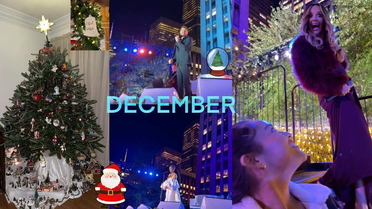 Vlog: Day in the Life December (Rockefeller Tree Lighting BTS, WFH)