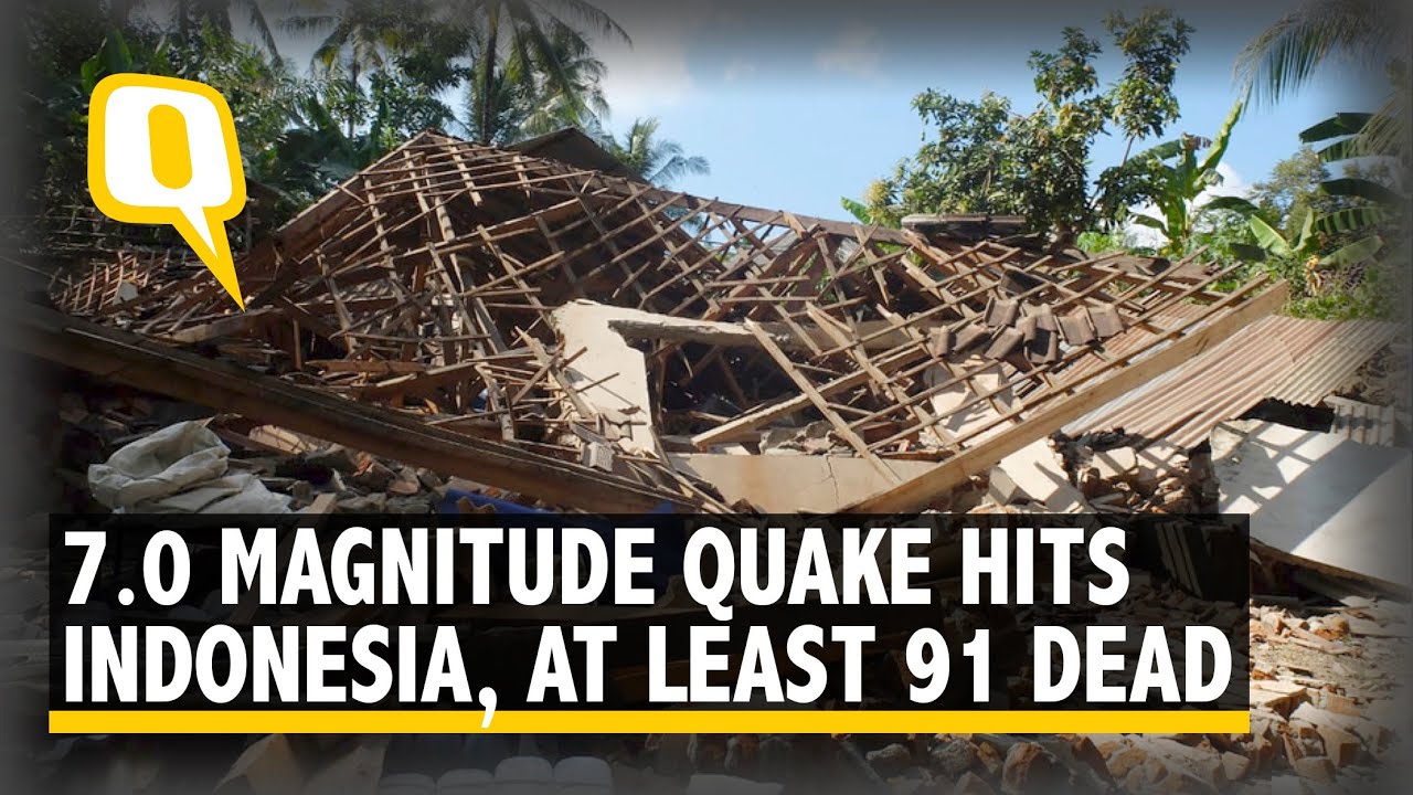 7.0 Quake in Indonesia’s Lombok, Bali Islands Claims At Least 91 Lives