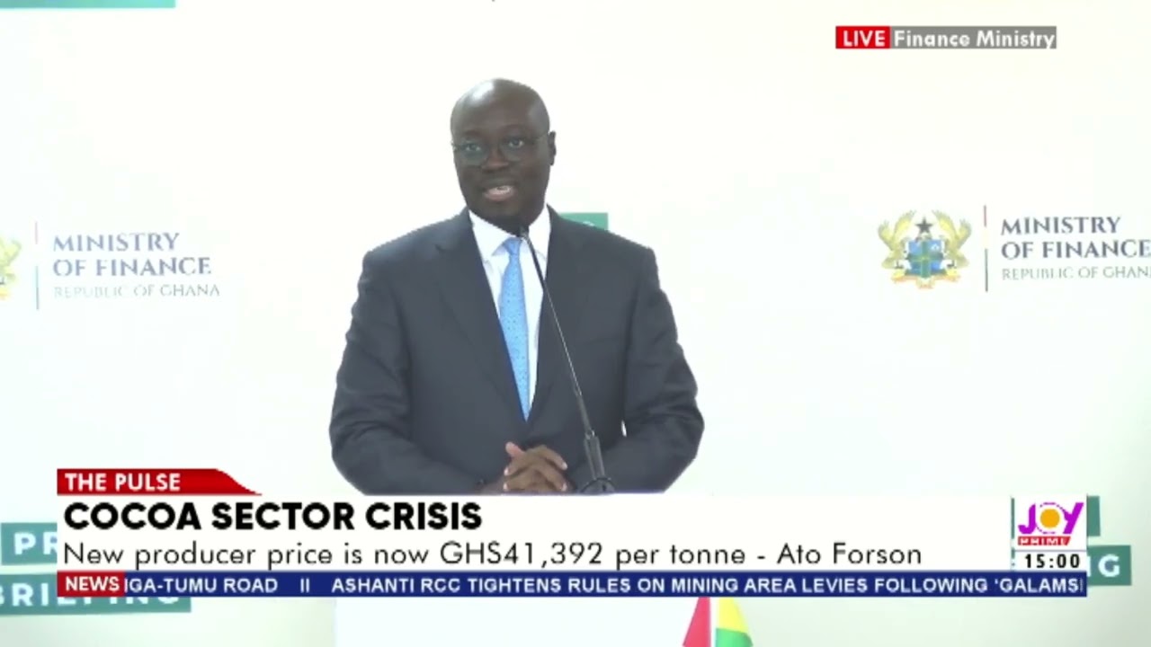 The price of cocoa in Abidjan is now significantly lower than that of Ghana. – Cassiel Ato Forson