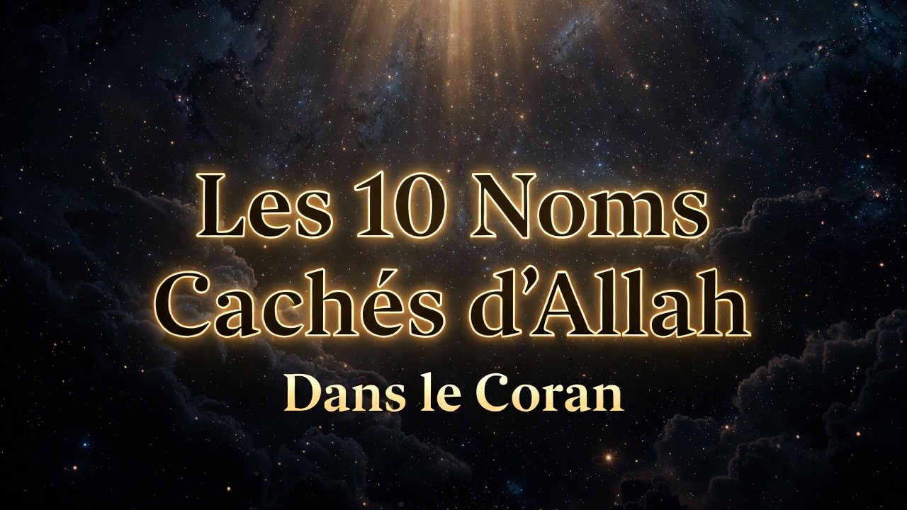 Les 10 Noms Cachés d’Allah | Le Secret Divin Que Peu de Croyants Connaissent