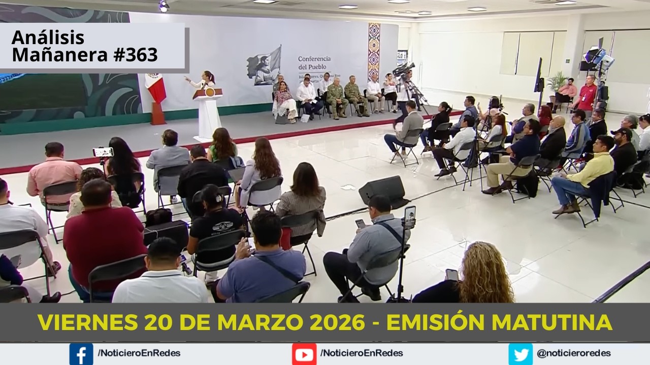 🔴 #EnVivo |  Conferencia Mañanera de la Presidenta Claudia Sheinbaum | Viernes 20 de Marzo 2026