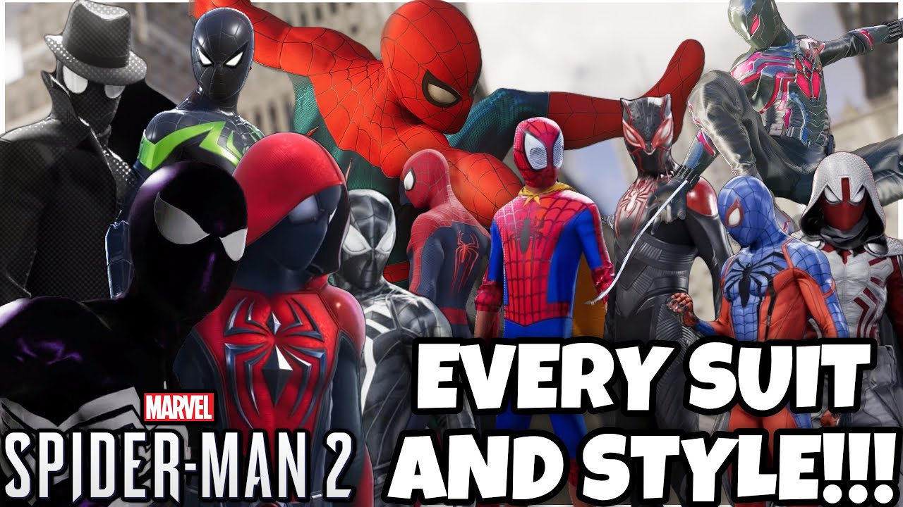 EVERY SUIT In Marvel's Spider-Man 2 All 78 Suits And How To Get Them