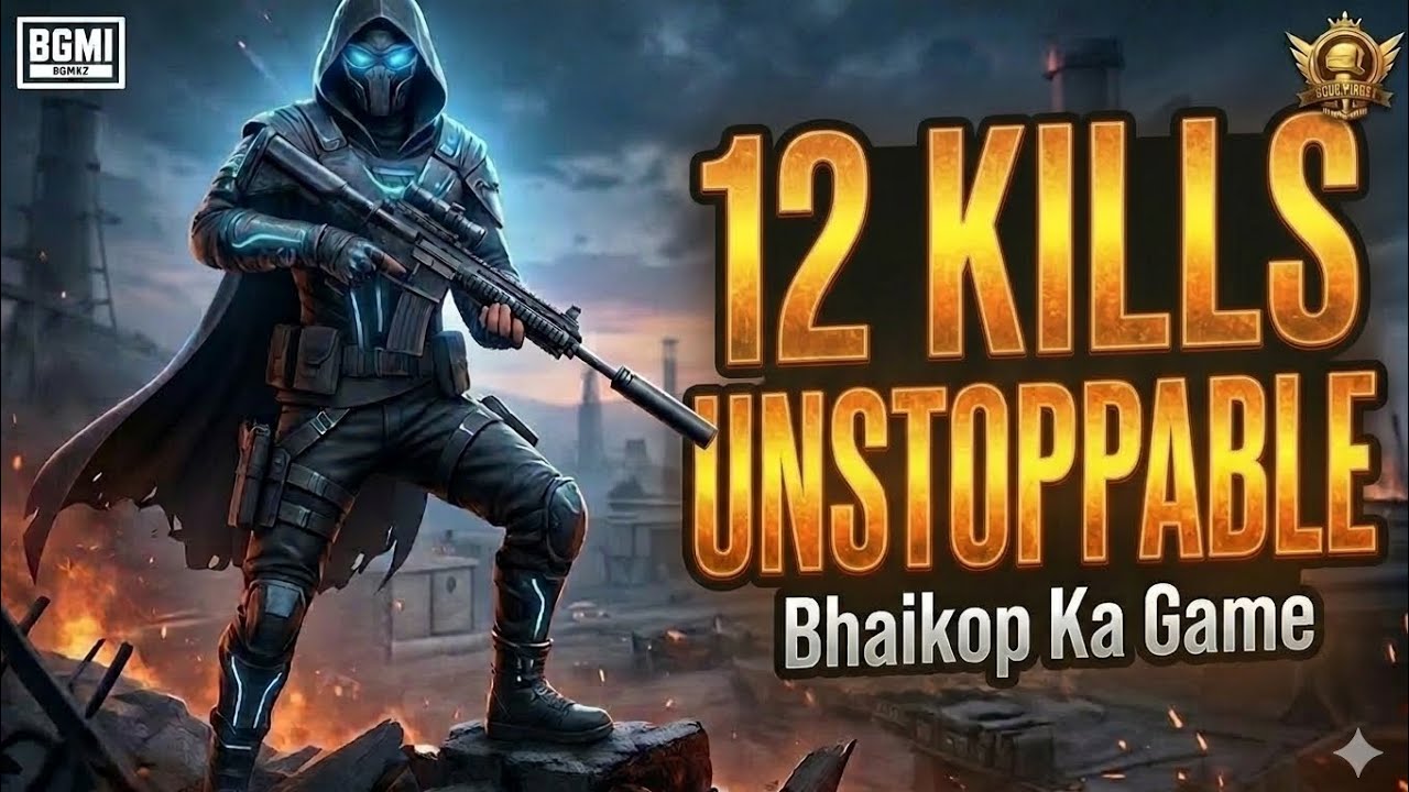  12 KILLS UNSTOPPABLE 🔥 | BGMI Pro Gameplay | Bhaikop Ka Game 🎮#BGMI #BGMIGameplay