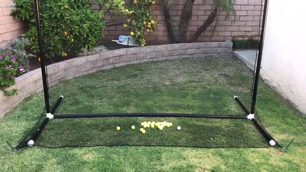 My build it yourself DIY golf practice net
