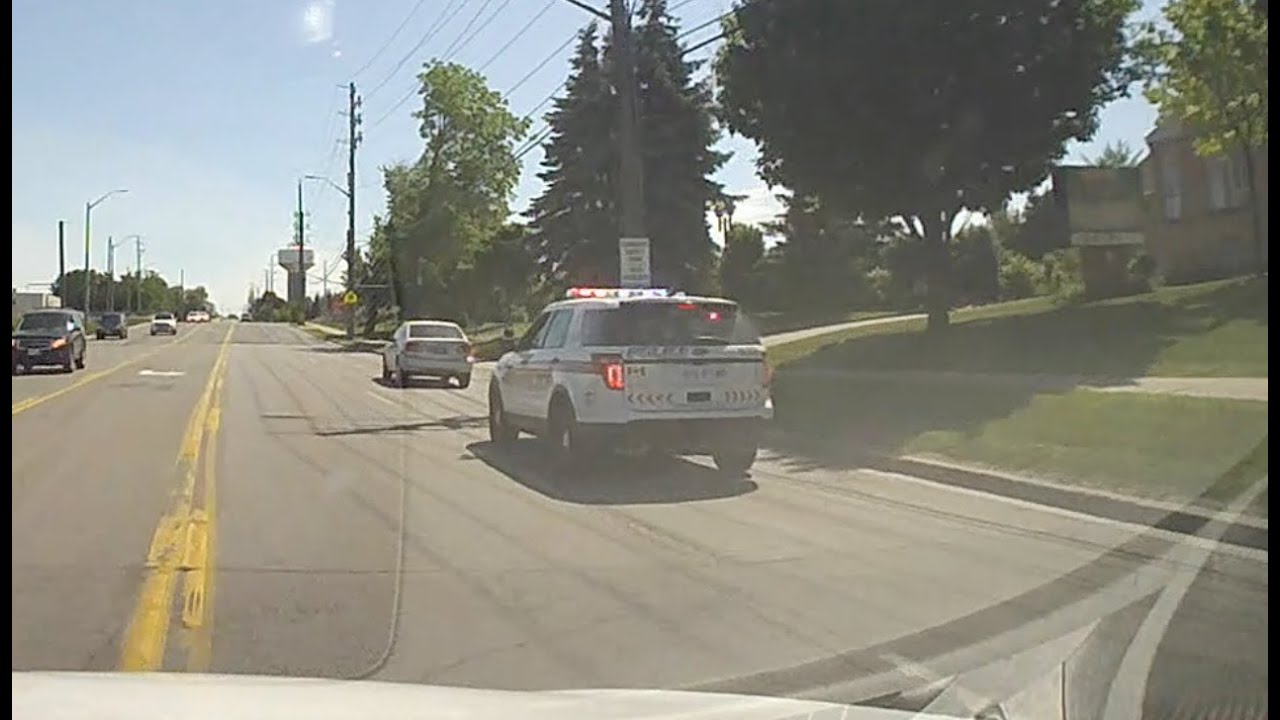 York Regional Police Awkward Pull over