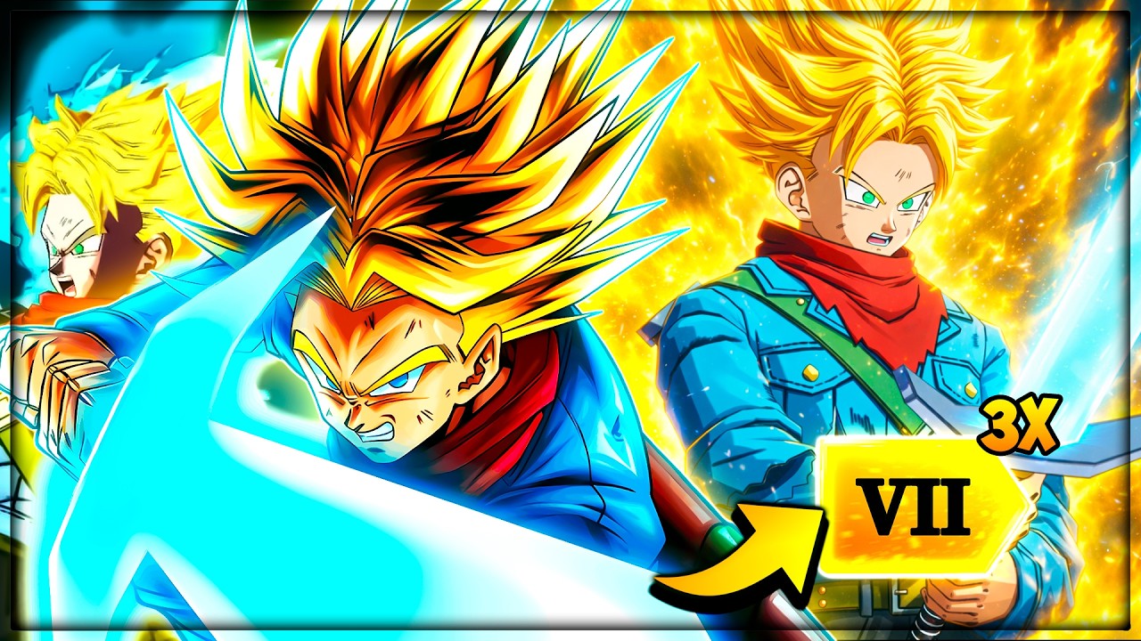 EU DEIXEI O TRUNKS ULTRA UM ABSURDO SÓ FAZENDO ISSO - Dragon Ball Legends