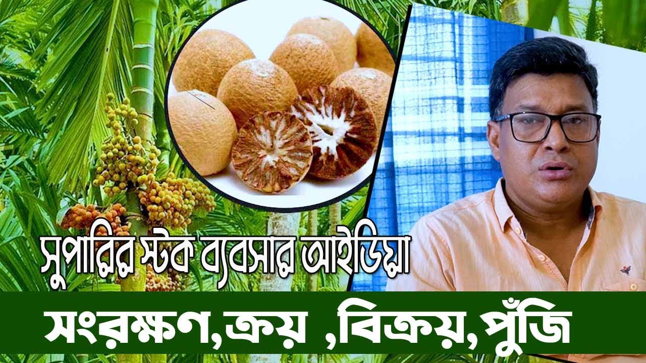 সুপারি সংরক্ষণ। সুপারি বাজার। সুপারি দাম। কেমন লাভ। সুপারির স্টক ব্যবসার আইডিয়া। new business ideas