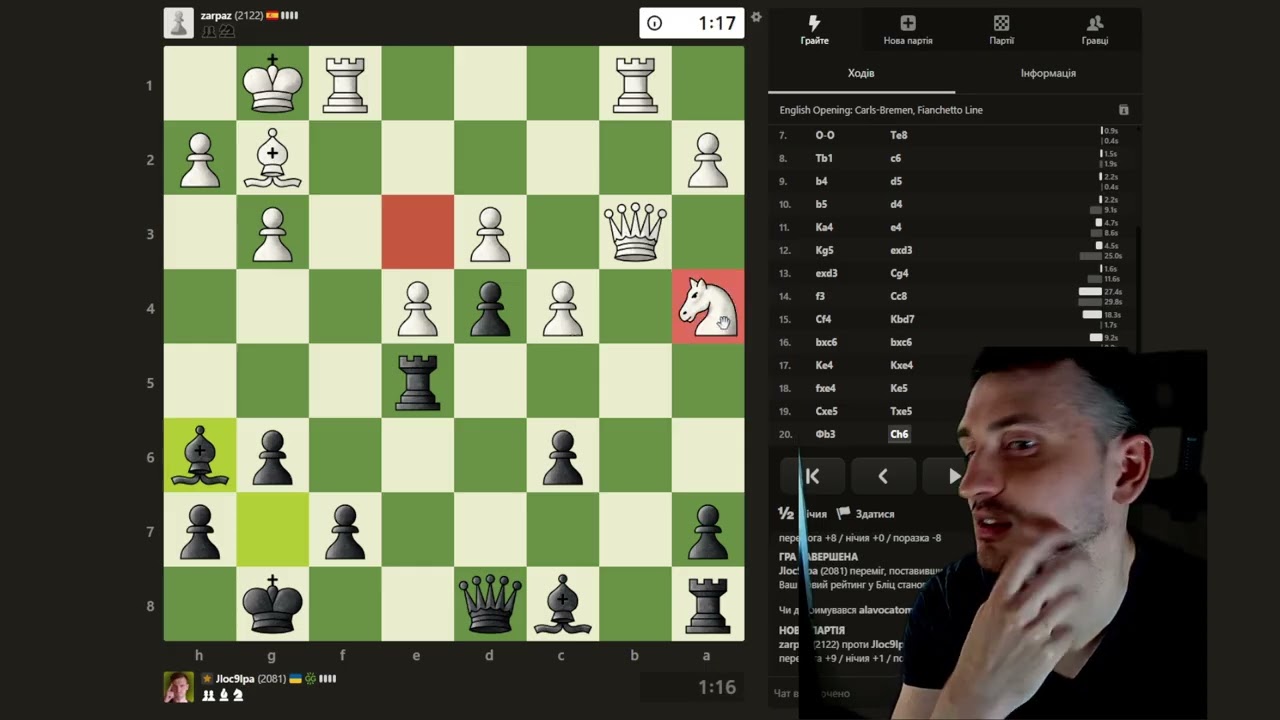 Нема неприємного тиску | Англійський Початок: Фіанкето. Бліц