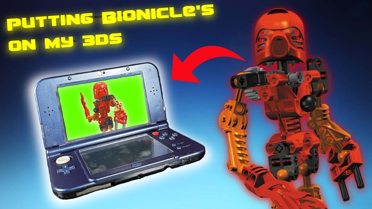 STOP MOTION ANIMATING BIONICLE ON NINTENDO 3DS