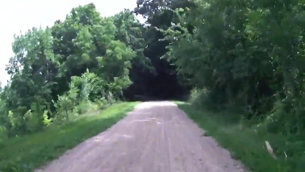 Heritage Bicycle Trail Eastbound, Dyersville to Dubuque, Iowa Video 3